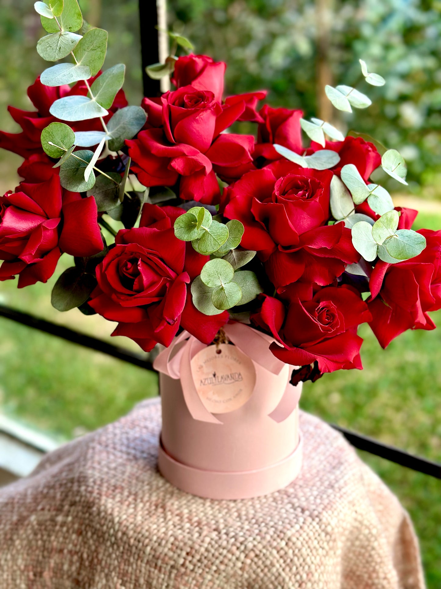 Caja de Rosas Rojas