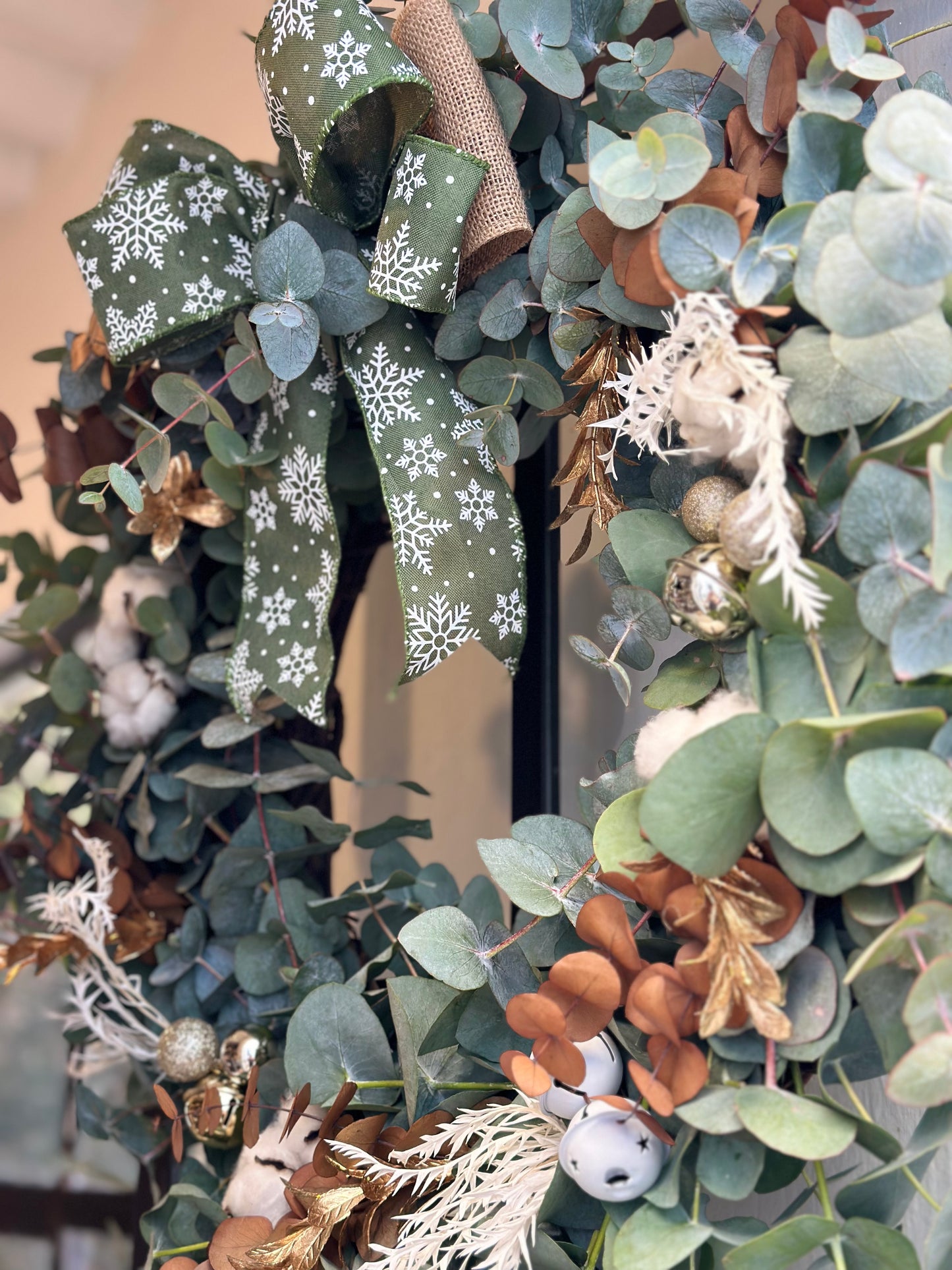 Corona Blanca Navidad