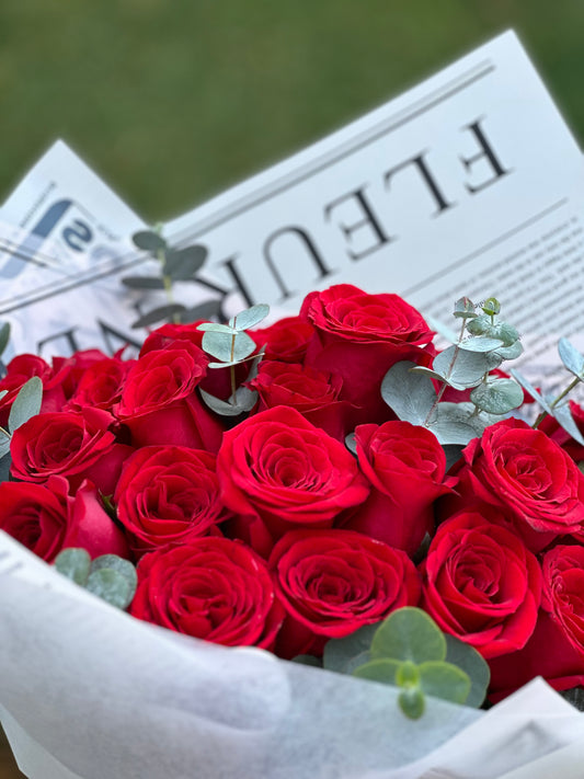 Bouquet 50 Rosas Rojas