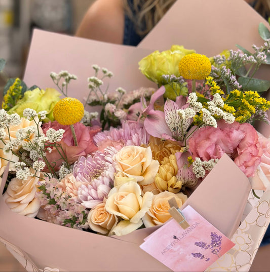 Bouquet Pastel Natural