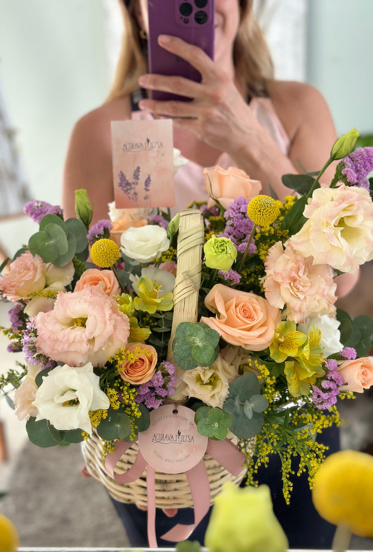 Canasta de flores