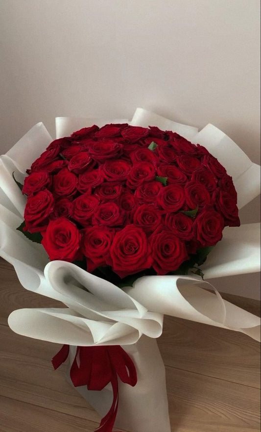 Bouquet 100 Rosas Rojas