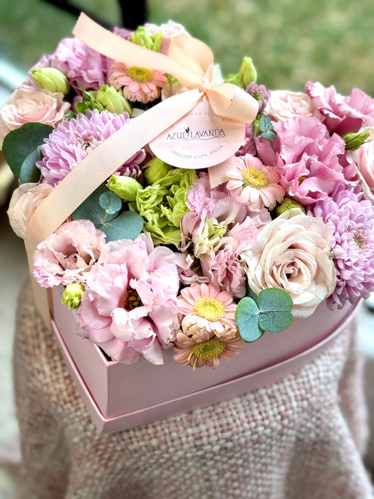 Caja Corazón Rosa