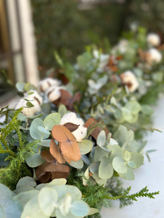 Camino de mesa Blanca Navidad