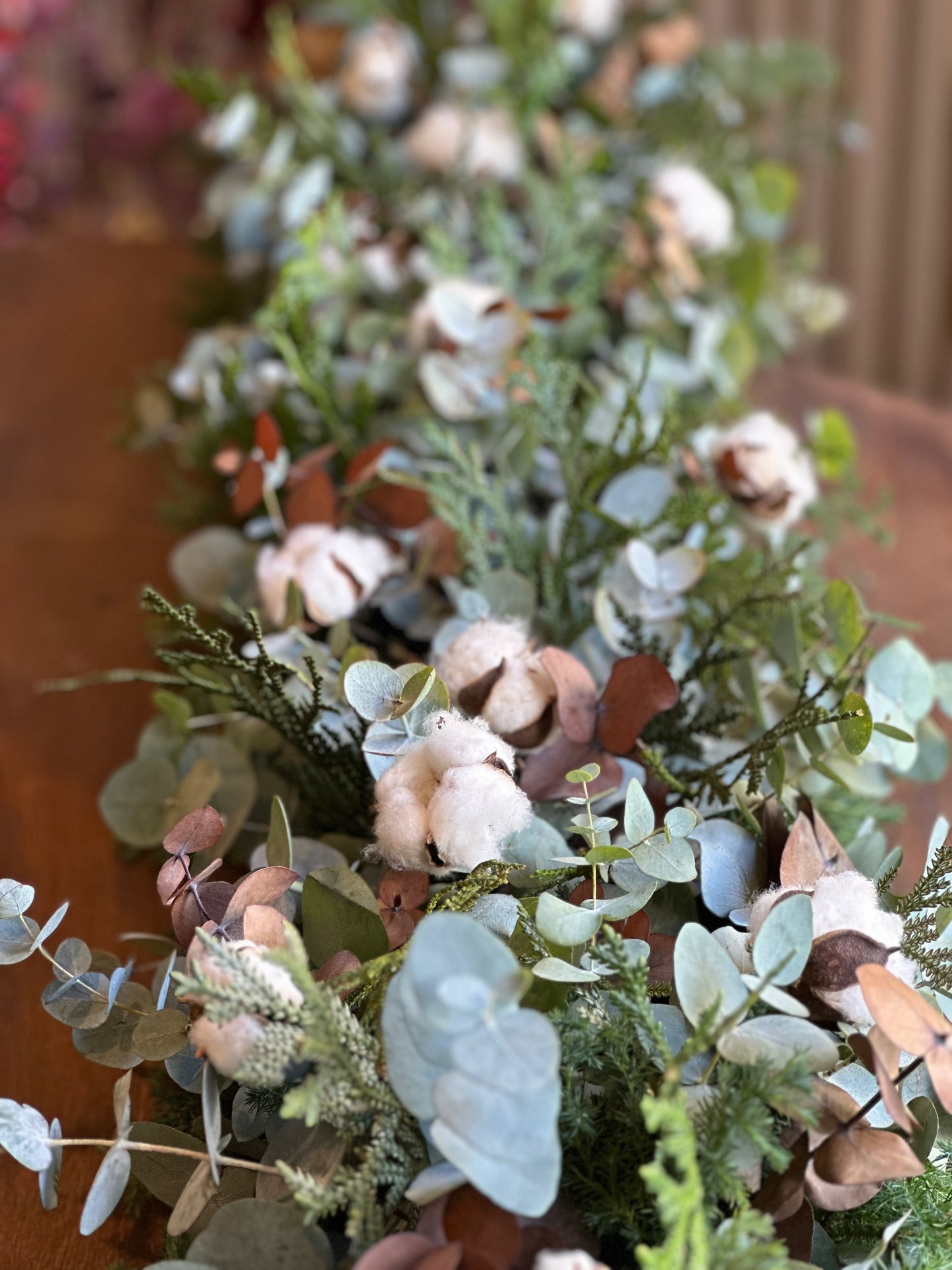 Camino de mesa Blanca Navidad